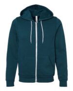 Unisex Sponge Fleece Full-Zip Hoodie Sweatshirt - Image 7
