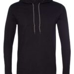 Unisex Softstyle® Lightweight Hooded Long Sleeve T Shirt