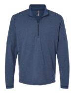 Men's 3-Stripes Quarter-Zip Sweater Pullover - Image 3