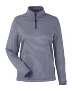 Women's Venture Heathered Stripe Quarter-Zip Pullover - Image 5