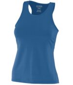 Ladies Poly/Spandex Solid Racerback Tank