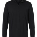 Men’s Textured Stripe Quarter Zip Pullover