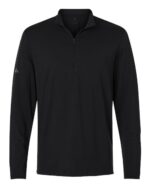 Men's Textured Stripe Quarter-Zip Pullover