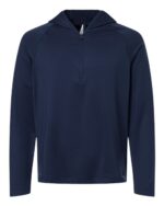 Men's Qualify Quarter-Zip Hooded Pullover - Image 3
