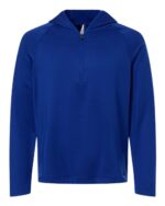 Men's Qualify Quarter-Zip Hooded Pullover - Image 9