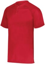 Attain Wicking Two Button Baseball Jersey