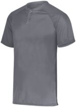 Attain Wicking Two Button Baseball Jersey