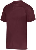 Youth Attain Wicking Two Button Baseball Jersey