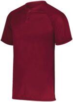 Attain Wicking Two Button Baseball Jersey