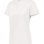 Ladies Attain Wicking Two Button Softball Jersey