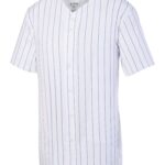 Pinstripe Full Button Jersey