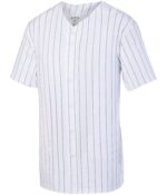 Pinstripe Full Button Jersey