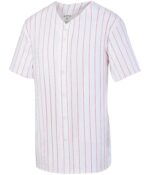 Pinstripe Full Button Jersey