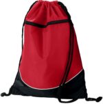 Tri Color Drawstring Backpack