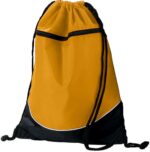 Tri Color Drawstring Backpack