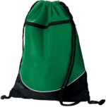 Tri Color Drawstring Backpack