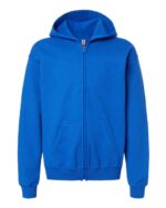 Youth Heavy Blend™ Full-Zip Hooded Sweatshirt - Image 7