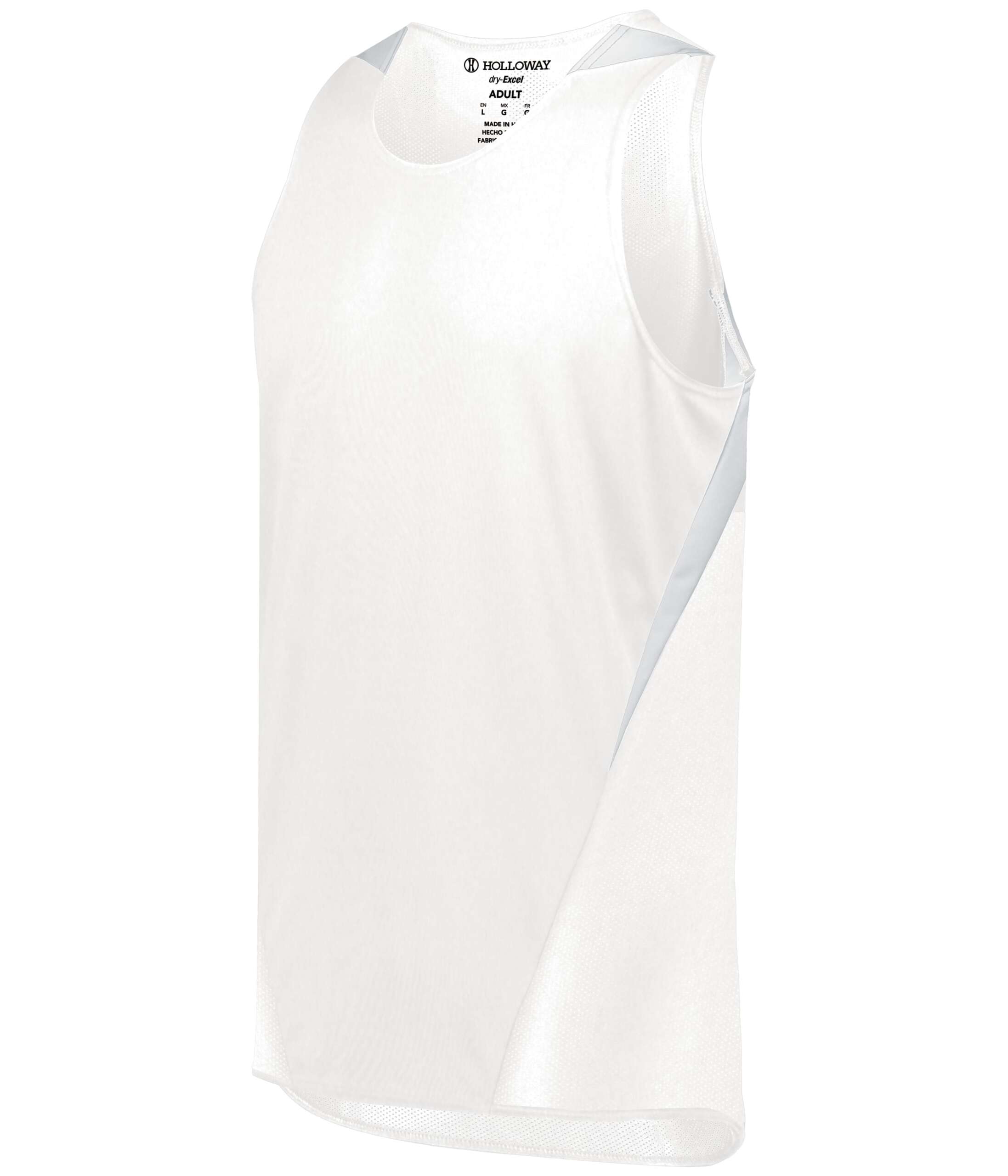 PR Max Track Jersey — WHITE/WHITE (front) PR Max Track Jersey