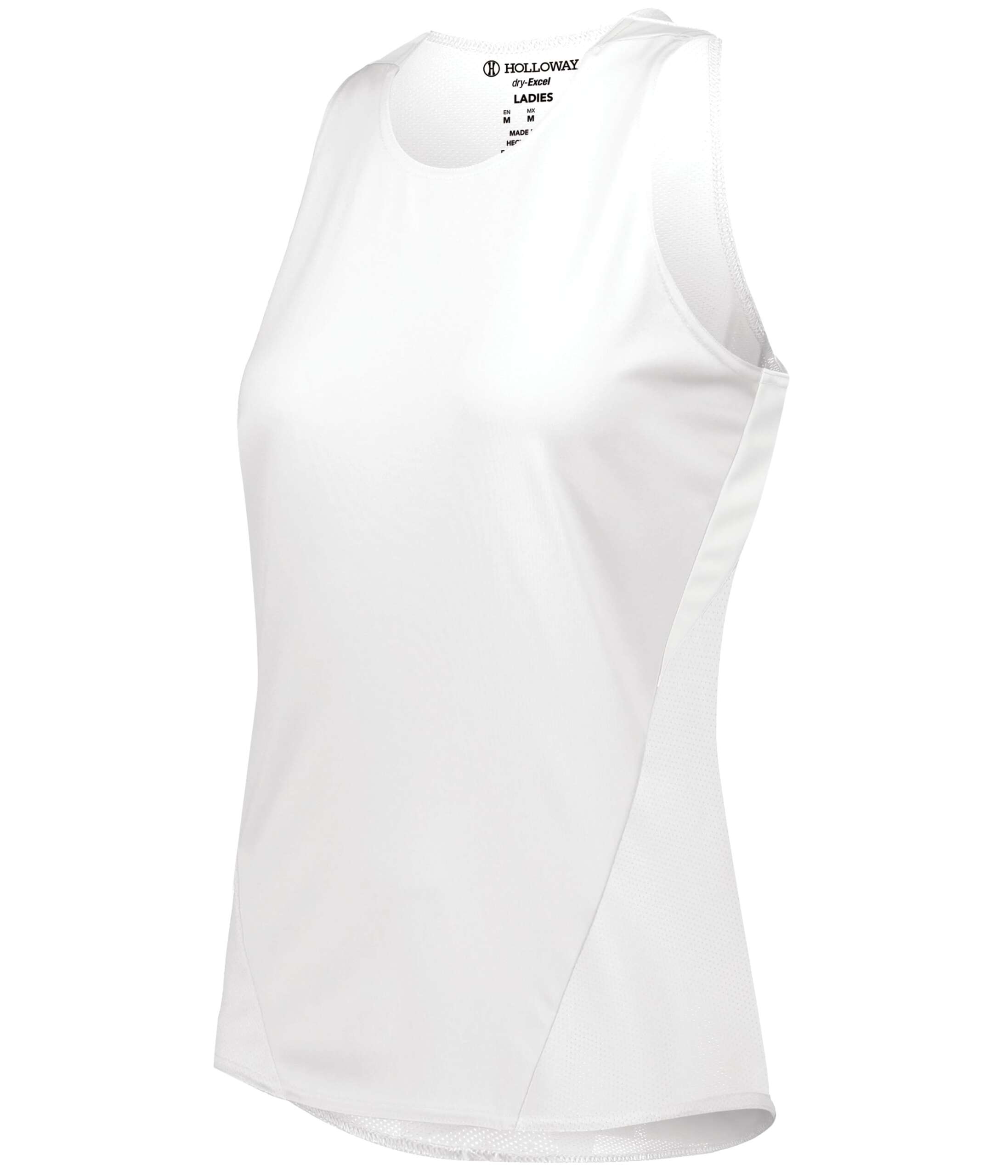Ladies PR Max Track Jersey — WHITE/WHITE (front) Ladies PR Max Track Jersey