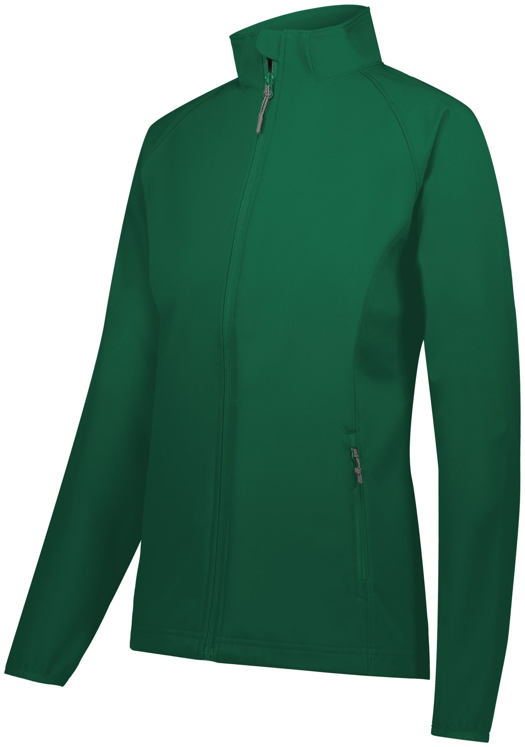 Ladies Featherlight Soft Shell Jacket — DARK GREEN (front) Ladies Featherlight Soft Shell Jacket