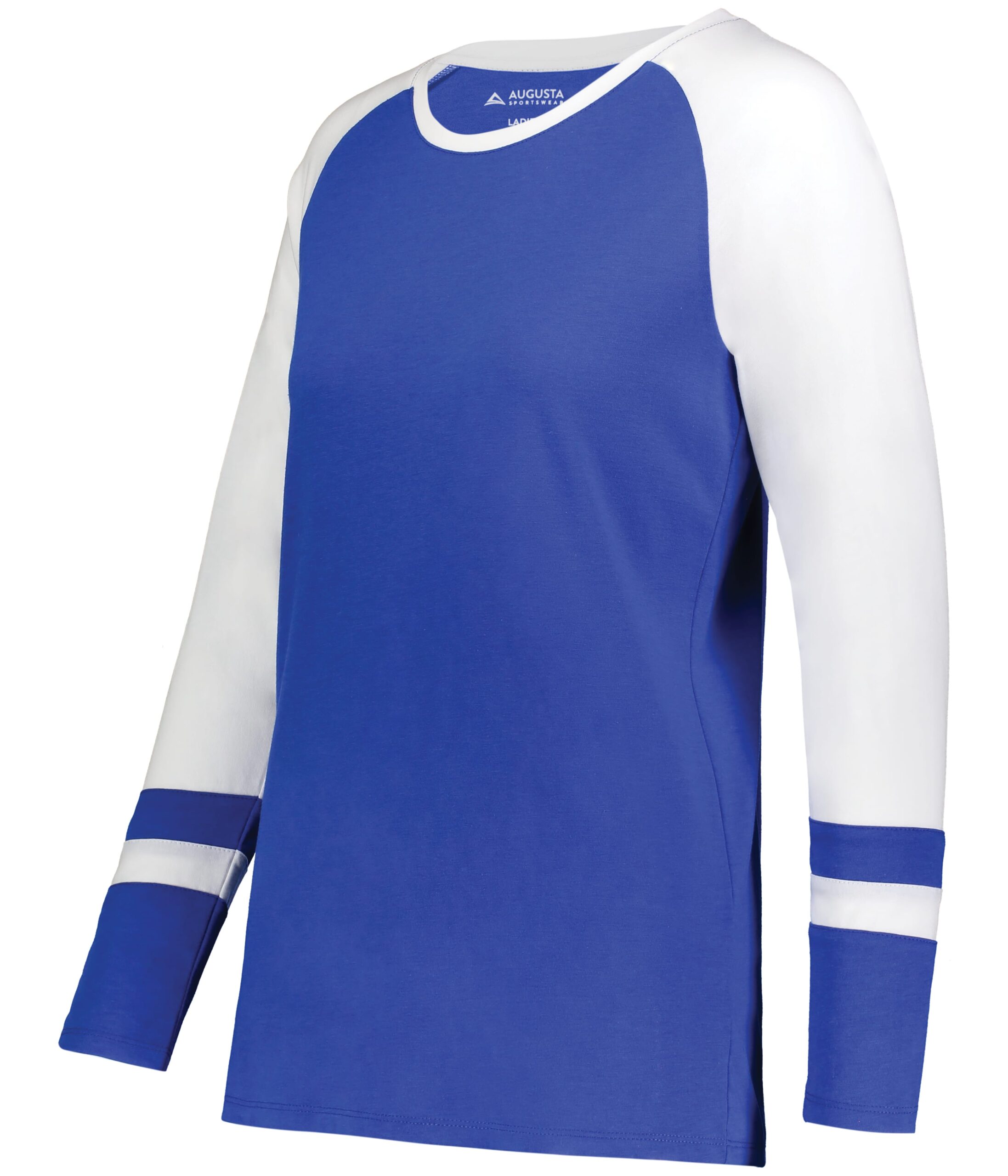 Girls Fanatic 2.0 Long Sleeve Tee — ROYAL/WHITE (front) Girls Fanatic 2.0 Long Sleeve Tee