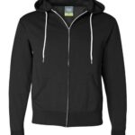Unisex Lightweight Full-Zip Hooded Sweatshirt