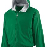 Youth Hooded Taffeta Jacket/Fleece Lined