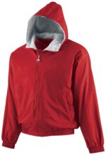 Youth Hooded Taffeta Jacket/Fleece Lined