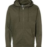 Unisex Midweight Full-Zip Hooded Sweatshirt