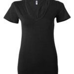 Women’s Jersey Deep V-Neck Tee