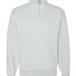 Unisex Nublend® Cadet Collar Quarter-Zip Sweatshirt