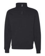 Unisex Nublend® Cadet Collar Quarter-Zip Sweatshirt - Image 4
