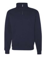 Unisex Nublend® Cadet Collar Quarter-Zip Sweatshirt - Image 10