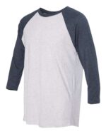 Unisex Triblend Three-Quarter Raglan T-Shirt - Image 2
