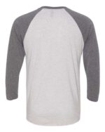 Unisex Triblend Three-Quarter Raglan T-Shirt - Image 6
