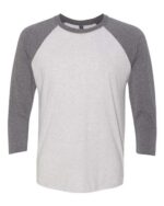 Unisex Triblend Three-Quarter Raglan T-Shirt - Image 4