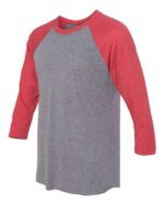 Unisex Triblend Three-Quarter Raglan T-Shirt - Image 30