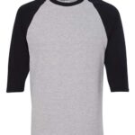 Unisex Heavy Cotton™ Raglan Three Quarter Sleeve T Shirt