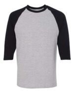 Unisex Heavy Cotton™ Raglan Three Quarter Sleeve T Shirt