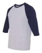 Unisex Heavy Cotton™ Raglan Three Quarter Sleeve T Shirt