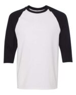 Unisex Heavy Cotton™ Raglan Three Quarter Sleeve T Shirt