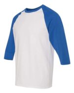 Unisex Heavy Cotton™ Raglan Three Quarter Sleeve T Shirt