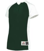 GIRLS TWO BUTTON SOFTBALL JERSEY