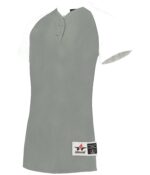 GIRLS TWO BUTTON SOFTBALL JERSEY