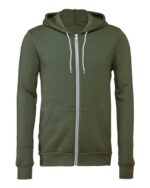 Unisex Sponge Fleece Full-Zip Hoodie Sweatshirt - Image 38