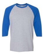 Unisex Heavy Cotton™ Raglan Three Quarter Sleeve T Shirt