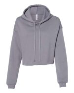 Women's Crop Fleece Hoodie Sweatshirt - Image 6