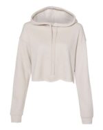 Women's Crop Fleece Hoodie Sweatshirt - Image 3