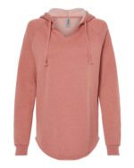 Women’s Lightweight California Wave Wash Hooded Sweatshirt - Image 3