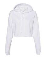 Women's Crop Fleece Hoodie Sweatshirt - Image 8